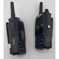 LOT OF 5 VOCEON BL-6887 RMP700 PORTABLE TWO-WAY RADIOS WITH BATTERIES 1.5" SCREEN