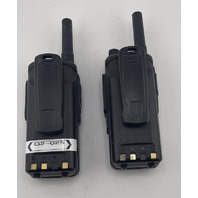 LOT OF 5 VOCEON BL-6887 RMP700 PORTABLE TWO-WAY RADIOS WITH BATTERIES 1.5" SCREEN