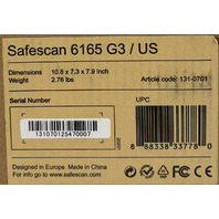 SAFESCAN 6165 G3 ELECTRIC ADJUSTABLE TRAY ADVANCED MULTI-CURRENCY COUNTING SCALE
