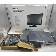LIBERTY LSM22R LED 21.5" WIDESCREEN HDMI VGA BNC INPUTS REMOTE SECURITY MONITOR