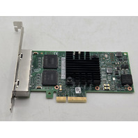 INTEL I350-T4 QUAD PORT GIGABIT RJ-45 PCI-E SERVER ETHERNET NETWORK ADAPTER CARD