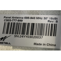 WESTELL CS03-777-999 DONOR PANEL ANTENNA 698-940 MHZ