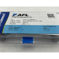 PACK OF 6 AFL FAST-LC-MM50L-6 MULTIMODE + PACK OF 60 FAST-SC-SM-60 SINGLEMODE