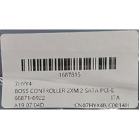 LOT OF 2 DELL 07HYY4 LOW PROFILE BOSS M.2 PCIE SSD STORAGE ADAPTER CARDS