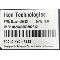 IKON TECHNOLOGIES IKON-AN33 VEHICLE GPS TRACKING DEVICE DEALERSHIP