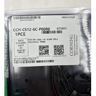 CORNIN SINGLE-MODE 12 FIBER PIGTAIL CCH SPLICE CASSETTE CCH-CS12-6C-P00RE