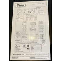 BRIVO B-ACS6100L-E LARGE CONTROL PANEL WITH B-ACS6000-MBE & 2* B-ACS6100-PBS