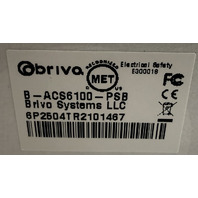 BRIVO B-ACS6100L-E LARGE CONTROL PANEL WITH B-ACS6000-MBE & 2* B-ACS6100-PBS