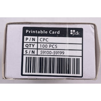 PRODATAKEY CPC PACK OF 100 PRINTABLE 26-BIT PROX CARD CREDENTIALS