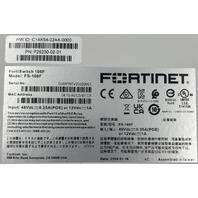 FORTINET FS-108F P26230-02-01 FORTISWITCH 108F MOUNTABLE NETWORK POE SWITCH
