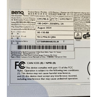 BENQ GW2786-B 27" FHD IPS LED DISPLAYPORT EYE-CARE TECH W/ STAND POWER CORD