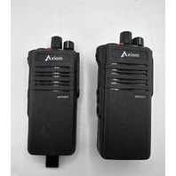 LOT OF 2 AXIOM AXP522LT POC TWO WAY RADIO