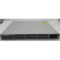 CISCO C9300-48P-E V08 CATALYST 48 PT POE+ GIGABIT ETHERNET PORT NETWORK SWITCH