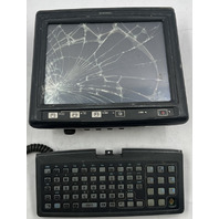 SYMBOL VC5090-MA0QM0GH7WR VEHICLE FORKLIFT TERMINAL+VC5090KYBD-02R CRACKED SCREEN