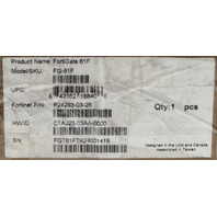 FORTINET FG-61F P24293-03-26 FORTIGATE 10 GBPS NETWORK SECURITY FIREWALL