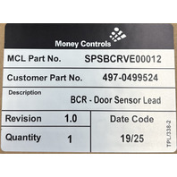 LOT OF 10 MONEY CONTROLS BCR-DOOR SENSOR LEAD SPSBCRVE00012 DOOR SENSOR PART