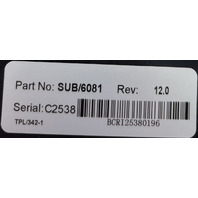 MONEY CONTROLS SUB/6081 SPSBCRXX00155 HOPPER COIN ACCEPTOR REVISION 12