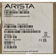 GENUINE ARISTA NETWORKS SFP-25G-SR SFP 25GBASE-SR 850NM TRANSCEIVER XVR-10083-20