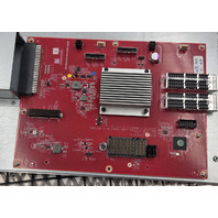 FORTINET P33670-01 NP8 TEST FIXTURE CARD BOARD WITH RETIMER CIRCUIT