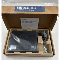 QNAP QSW-2104-2S-A UNMANAGED 6-PORT ETHERNET NETWORK SWITCH W POWER ADAPTER