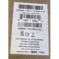 CISCO MERAKI PWR-C1-715WAC-P-M DELTA DPS-715DB D 715W 56V 12.8A POWER SUPPLY