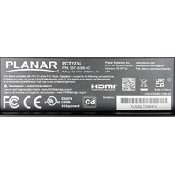 PLANAR PCT2235 997-8286-00 HDMI 22" HELIUM IPS FHD 16:9 MULTI-TOUCH LCD MONITOR