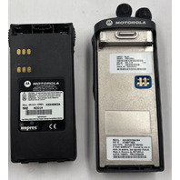 QTY 8 MOTOROLA AAH45RDC9AA3AN PR860 403-470MHZ TWO WAY RADIOS + WPLN4197A +BATTS