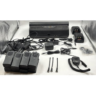 QTY 8 MOTOROLA AAH45RDC9AA3AN PR860 403-470MHZ TWO WAY RADIOS + WPLN4197A +BATTS