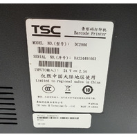 TSC DC2900 BARCODE PRINTER HIGH-SPEED 6 IPS THERMAL LABEL PRINTER