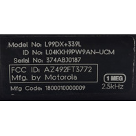 MOTOROLA L99DX+339L ASTRO RADIO BASE STATION CONTROL UNIT