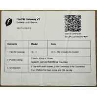 CPS FA1-C FA1E0.010 FLEXOM GATEWAY V2 DATA COMMUNICATIONS AND CONTROL GATEWAY