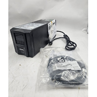 APC SMT750C LCD 500W 750VA 120V 6 OUTLET TOWER BATTERY BACKUP SMART UPS