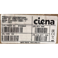 CIENA NTK509JV 23" SHELF BRKT WITH AIR BAFFLE KIT  6500-7 PKT-OPT REAR EXHAUST