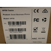 YEALINK MP56 MICROSOFT TEAMS EDITION COLOR DISPLAY SMART BUSINESS DESK IP PHONE
