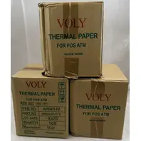 QTY 300 VOLY PPR420-001-01-A RECEIPT PRINTER PAPER ROLLS FOR VERIFONE V400C POS