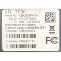 MOTOROLA M20URS9PW1AN XTL5000 MOBILE RADIO BASE 700/800MHZ