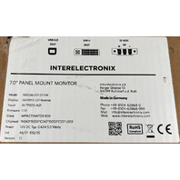INTERELECTRONIX 100036.001.01 EW 7.0" PANEL MOUNT MONITOR VERSION 1.1