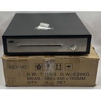 VISION TECH SHOP D41PBU+B HEAVY DUTY 16 INCH PUSH OPEN CASH DRAWER WITH 5 KEYS