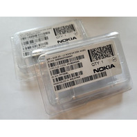 LOT OF 2 - NOKIA SFP-GIGE SX-LC ROHS 6/6 DDM-40/85C 3HE00027CAAA01 TRASCEIVER MODULE