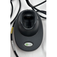 LOT OF 2 HONEYWELL NCR 1902 497-0434401 BLACK BARCODE SCANNERS WITH CHARGERS