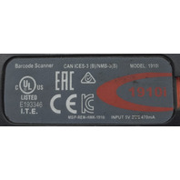 HONEYWELL 1910I 1910IER-3-09735 BARCODE SCANNER RED/BLACK WITH CORD