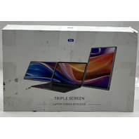 KASOREY S6 PORTABLE TRIPLE SCREEN LAPTOP SCREEN EXTENDER 15.6" FHD 1080P