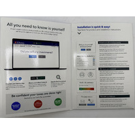 INTUIT TURBOTAX PREMIER 2022 512364 PHYSICAL CD FEDERAL STATE INVESTMENT RENTAL