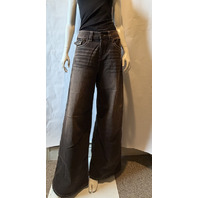 TRUE RELIGION 207786 JESSIE BAGGY JEAN SIZE 32 DARK WASH 