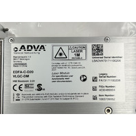 ADVA 1063709052 DOUBLE-STAGE OPTICAL AMPLIFIER MODULE EDFA-C-D20-VLGC-DM