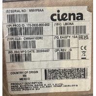 CIENA 170-3930-900-002 3930 ETHERNET SERVICE DELIVERY SWITCH CMMAK10DRC