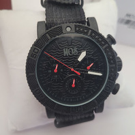 MOS SAO PAULO MULTI-FUNCTION SP102 BLACK DIAL MENS WRIST WATCH