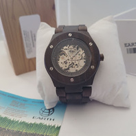 EARTH GRAND MESA MENS WRIST WATCH AUTOMATIC SILVER DIAL ETHEW3101