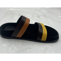 GABRIELA HEARST LOW STRIKER SANDAL BURNT SIENNA 2268633 SG001 SIZE 9/9.5 WOMENS EU 40