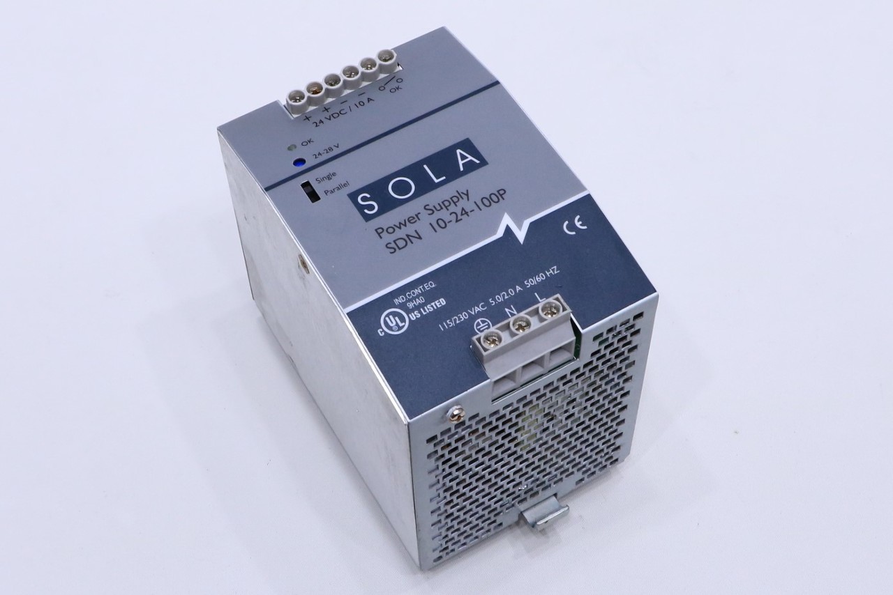 SOLA SDN 1024100P POWER SUPPLY EMERSON INDUSTRIAL AUTOMATION Premier Equipment Solutions, Inc.